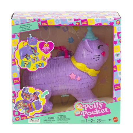 Polly Pocket - Coffret Fete du chaton - Avec mini-figurines et accessoires - Polly Pocket - JFT90