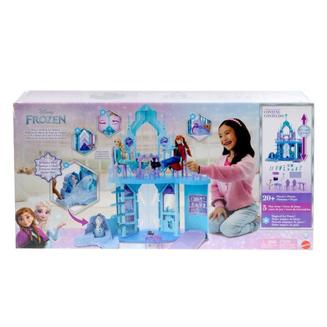 Disney La Reine des Neiges - Palais de glace d'Elsa - Olaf - 21 accessoires - Disney Frozen - JGG41