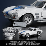 Hot Wheels - Coffret de Construction Corvette Grand Sport - Avec 918 pieces - Mattel Brick Shop - JGR31