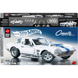 Hot Wheels - Coffret de Construction Corvette Grand Sport - Avec 918 pieces - Mattel Brick Shop - JGR31