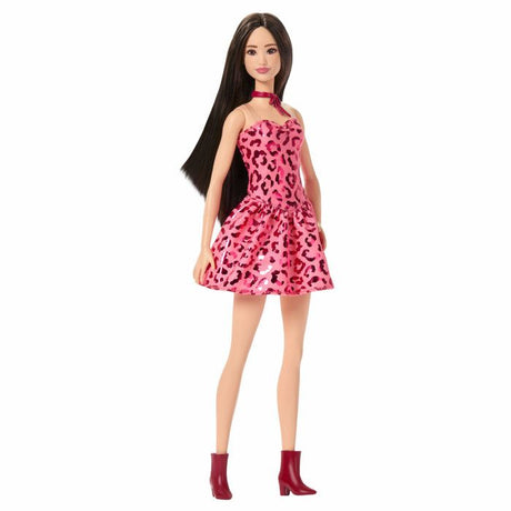 Fashionista - Fete rose leopard - Barbie - JJN59