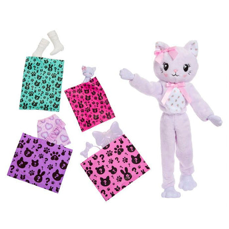 Cutie Reveal - Chat mauve - Barbie - JJP64