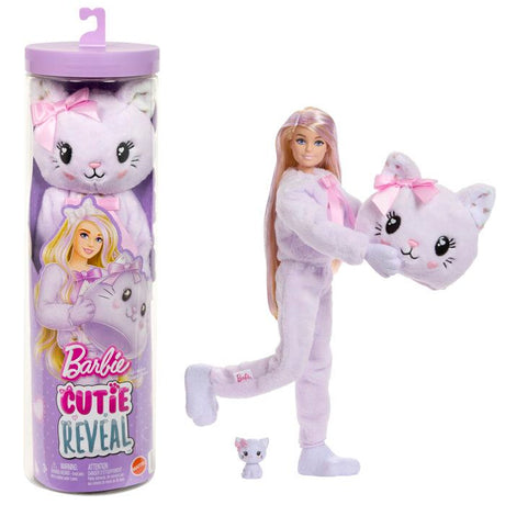 Cutie Reveal - Chat mauve - Barbie - JJP64