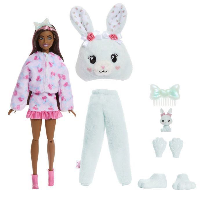 Cutie Reveal - Lapin bleu  - Barbie - JJP65