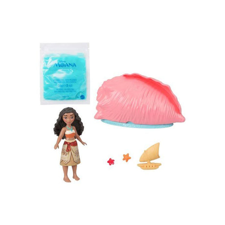 Coquillage Océan Surprise Vaiana, Modele aléatoire figurines et accessoires, Petite poupée ou figurines d'animaux avec sable a model