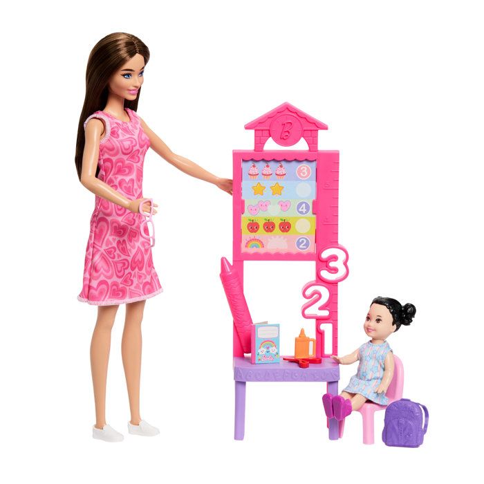 Barbie coffret maîtresse d'école - Barbie - JMK16