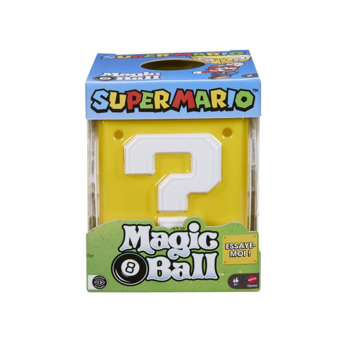 Jouet Magique - NINTENDO - Magic 8 Ball Super Mario - Boule Interactive - Licence Mario
