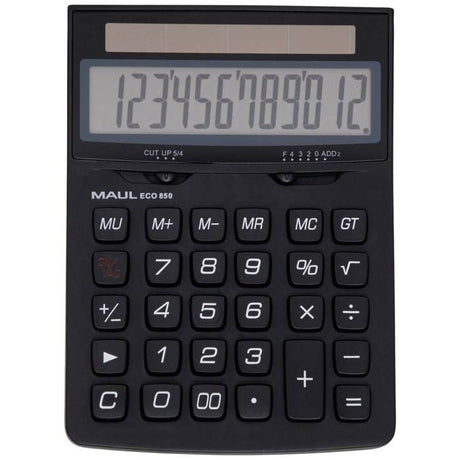 Calculatrice de bureau - MAUL - ECO 850 - 12 chiffres - Noir