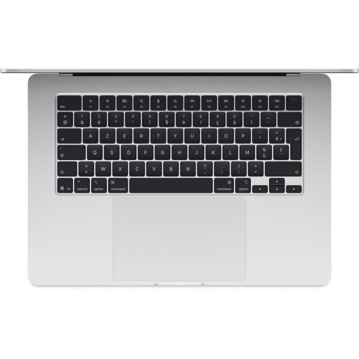 Apple - 15,3 MacBook Air M4 (2025) - RAM 24Go - Stockage 512Go - CPU 10 coeurs - GPU 10 coeurs - Argent