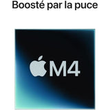 Apple - Mac mini (2024) Puce Apple M4  - RAM 24Go - Stockage 512Go SSD - CPU 10 coeurs GPU 10 coeurs - Argent