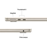 Apple - 13,6 MacBook Air M5 (2026) - RAM 16Go - Stockage 1To - CPU 10 coeurs - GPU 10 coeurs - Lumiere Stellaire