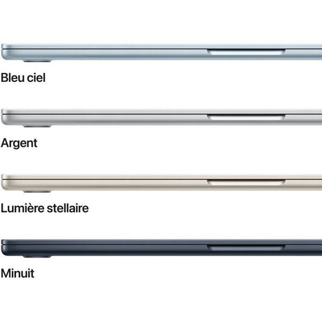 Apple - 15,3 MacBook Air M5 (2026) - RAM 16Go - Stockage 1To - CPU 10 coeurs - GPU 10 coeurs - Argent