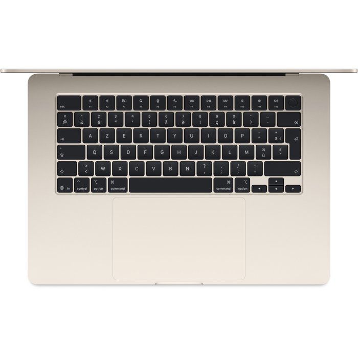 Apple - 15,3 MacBook Air M5 (2026) - RAM 24Go - Stockage 1To - CPU 10 coeurs - GPU 10 coeurs - Lumiere Stellaire