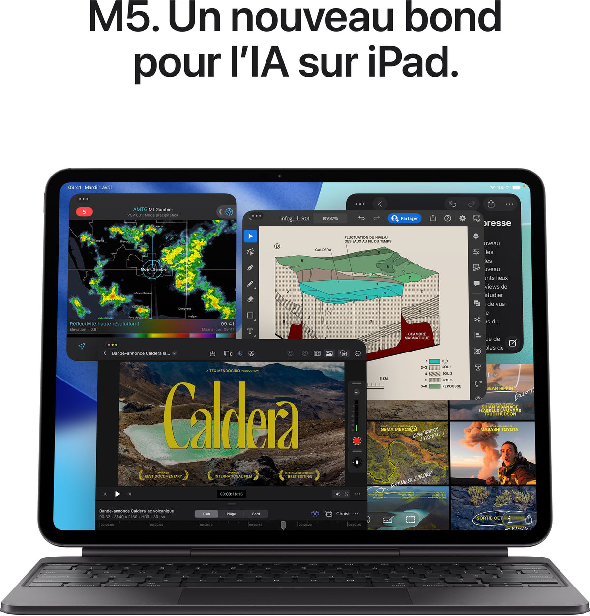 APPLE - iPad Pro M5 - 11 - Wi-Fi + Cellular - 1 To - Verre nano-texturé - Space Black