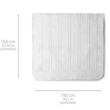 Surmatelas chauffant – Chauffe-lit 2 places– medisana HU 676 – lavable – 4 niveaux de températures - arret automatique – 150x160cm