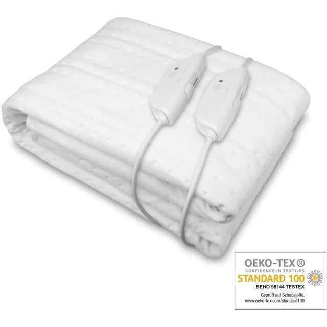 Surmatelas chauffant – Chauffe-lit 2 places– medisana HU 676 – lavable – 4 niveaux de températures - arret automatique – 150x160cm
