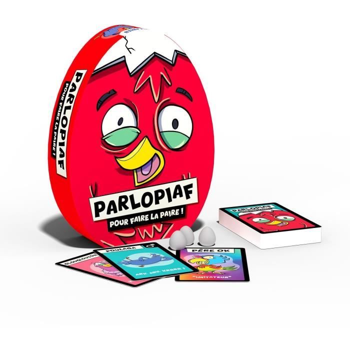 PARLOPIAF - Jeu d'ambiance de famille - Jeu de société -MEGABLEU - Des 8 ans