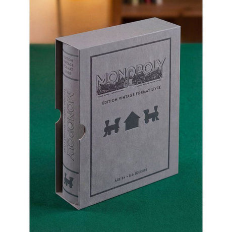 Monopoly édition vintage - Format livre - Jeu de société - MEGABLEU - Des 8 ans
