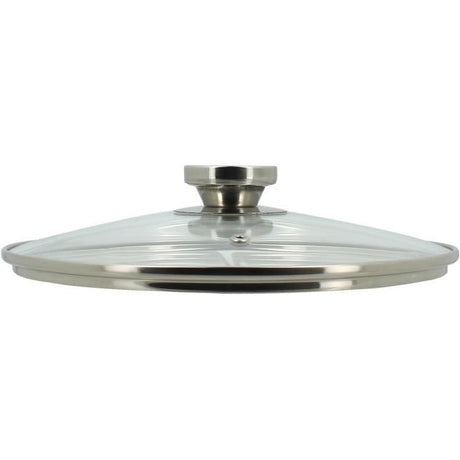 Marmite avec couvercle - MENASTYL - 4615455 - En acier inoxydable - 9 litres - Tous feux dont induction