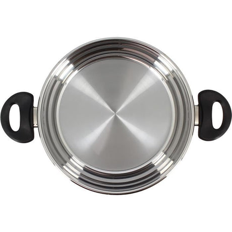 Faitout - MENASTYL - 6020256 - En acier inoxydable - 24 cm - Tous feux dont induction
