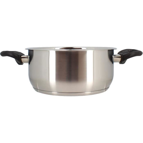 Faitout - MENASTYL - 6020255 - En acier inoxydable - 20 cm - Tous feux dont induction