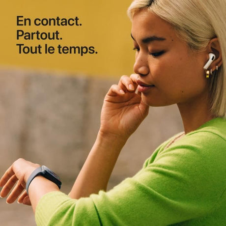Apple Watch SE 3 GPS + Cellular - 40mm - Boîtier Midnight Aluminium  - Bracelet Midnight Sport Band - S/M