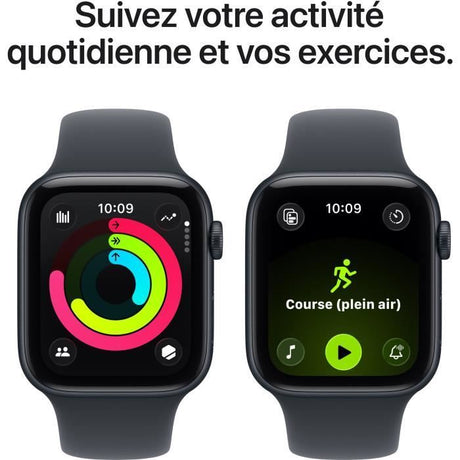 Apple Watch SE 3 GPS + Cellular - 44mm - Boîtier Midnight Aluminium  - Bracelet Midnight Sport Band - M/L