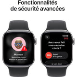 Apple Watch Series 11 GPS - 42mm - Boîtier Space Grey Aluminium  - Bracelet Black Sport Band - S/M