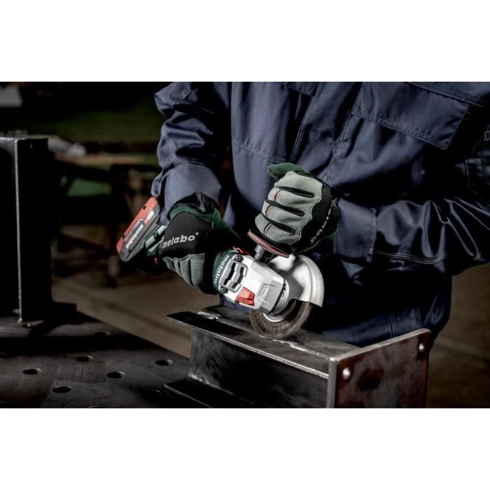 Meuleuse d'angle sans fil METABO WB 18 LT BL 11-125 Quick - 18 V - MetaBOX 165 L