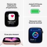 Apple Watch Series 11 GPS - 46mm - Boîtier Space Grey Aluminium  - Bracelet Black Sport Band - S/M