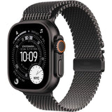 Apple Watch Ultra 3 GPS + Cellular - 49mm - Boîtier Black Titanium  - Bracelet Black Titanium Milanese Loop - Large