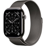 Apple Watch Series 11 GPS + Cellular - 46mm - Boîtier Slate Titanium  - Bracelet Slate Milanese Loop - M/L