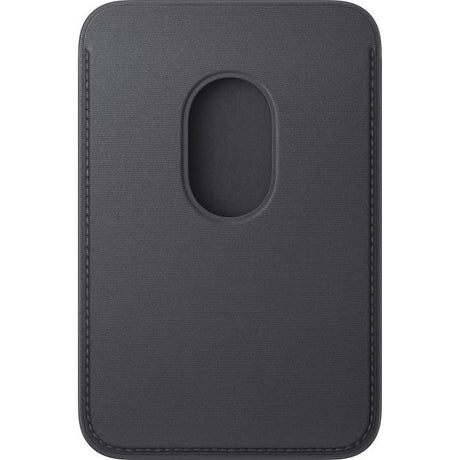 APPLE iPhone - Portefeuille a tissage fin avec MagSafe - Black