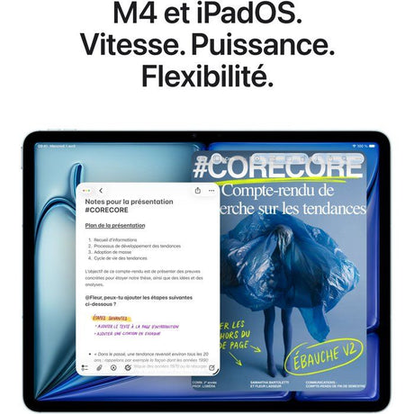 Apple - iPad Air M4 (2026) - 11 - Wi-Fi + Cellular - 128Go - Starlight
