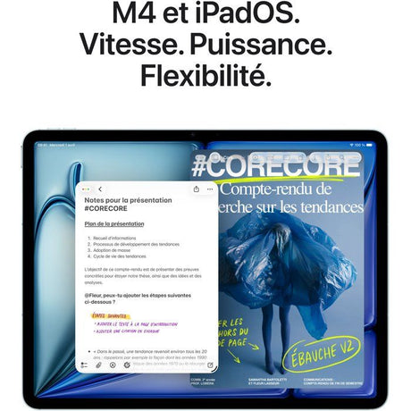 Apple - iPad Air M4 (2026) - 13 - Wi-Fi + Cellular - 128Go - Bleu