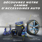 Pompe a pied a manometre homologué - MICHELIN - Modele 2023 - 7 Bars - Flexible 60 cm - Embouts de gonflage inclus