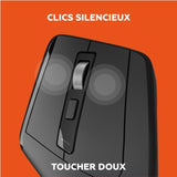 Souris ergonomique - Sans fil - MOBILITY LAB - ML314259 - Noir
