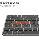 Clavier - Touches plates - MOBILITY LAB - KP430W - Mini - AZERTY - Sans rétroéclairage