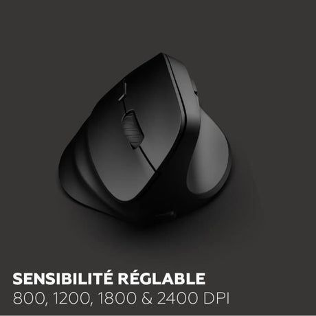 Ensemble clavier + souris - MOBILITY LAB - ERGO C30W - Full-size - USB 2,4 GHz + Bluetooth x2 - AZERTY Ergonomique