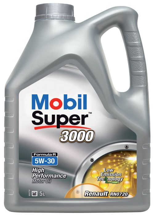 Huile moteur 5W-30 Synthétique - MOBIL - Super 3000 - Formula-R -bidon 5L -  haute performance