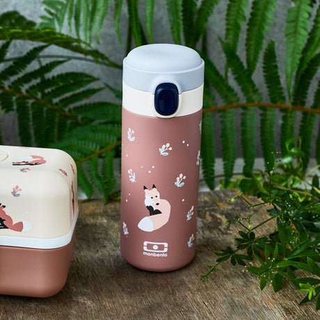 Gourde isotherme a bec verseur - MONBENTO - Enfants - Bouchon ouverture rapide - Pop Fox