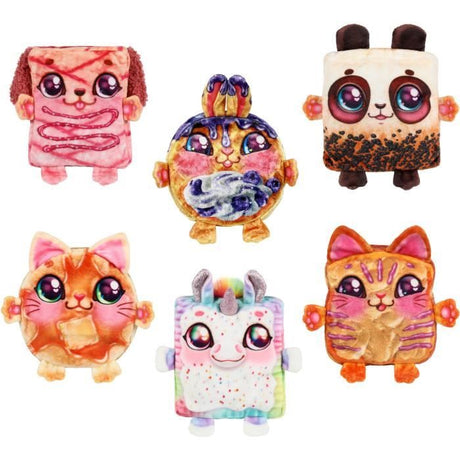 Toasty Treatz - MOOSE TOYS - COOKEEZ MAKERY - Peluche parfumée en forme de toast, grille-pain interactif, Modele peluche aléatoire