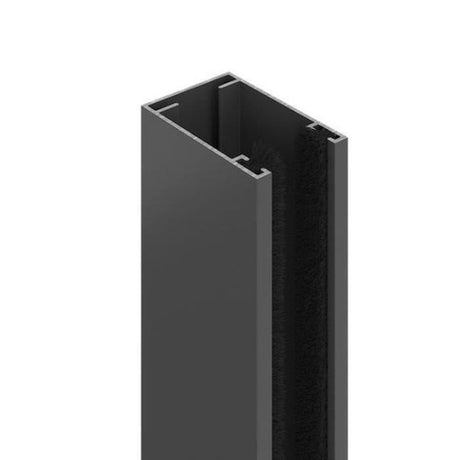 Moustiquaire de fenetre L125 x H145 cm en aluminium  gris anthracite - Recoupable en largeur et hauteur