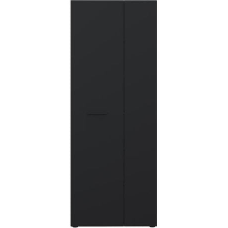 Armoire de rangement - Noir - L68,7 x P36,5 x H181,1 cm