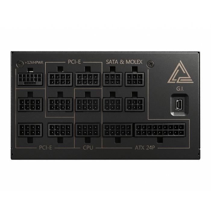 Alimentation PC - MSI - 306-7ZP4A11-CE0 - MEG Ai1300P PCIE5 - ATX 3.0 - 80Plus PLATINIUM