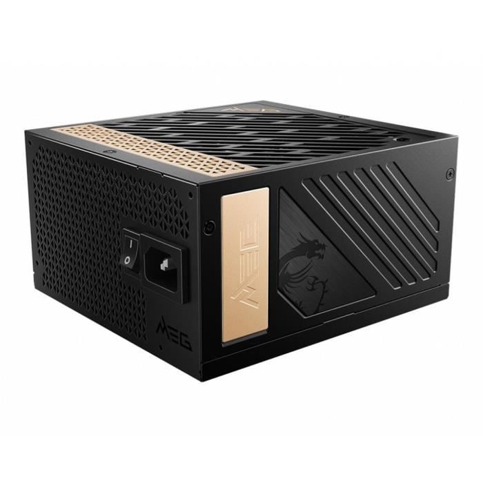Alimentation PC - MSI - 306-7ZP4A11-CE0 - MEG Ai1300P PCIE5 - ATX 3.0 - 80Plus PLATINIUM