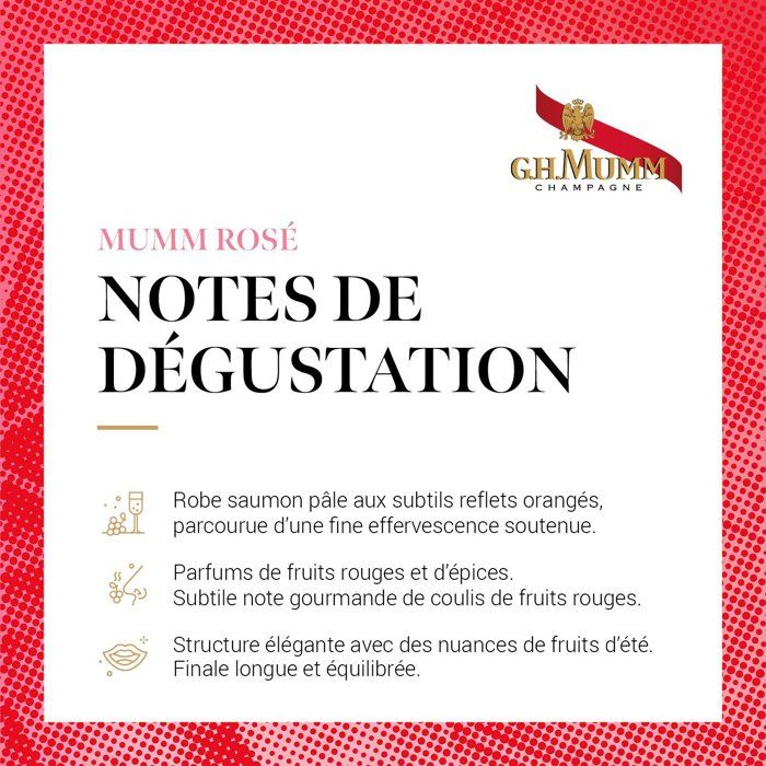Champagne Mumm Rosé - 75 cl