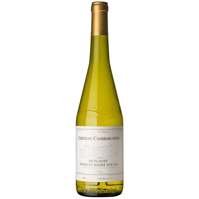 Château Cassemichere Loup Galant 2025 Muscadet Sevre et Maine sur lie - Vin blanc de la Loire