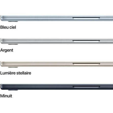 Apple - 15,3 MacBook Air M4 (2025) - RAM 16Go - Stockage 256Go - CPU 10 coeurs - GPU 10 coeurs - Minuit