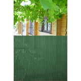 Canisse PVC double face - NATURE - 10 mm - Vert - 3 x 1 m